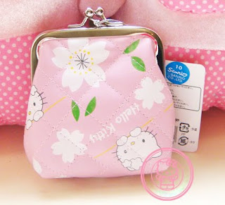 Hello Kitty Coin Purse Sakura Series