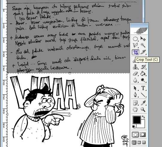 Tips Photoshop : Mewarnai Gambar Kartun (1) - Pakde Zaki
