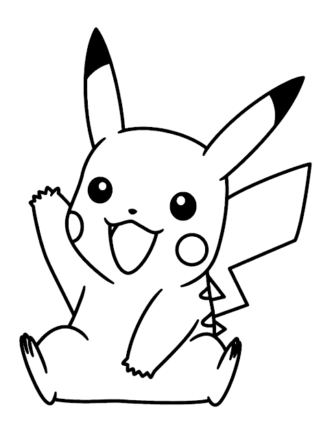 Pokemon Coloring Pages Pikachu