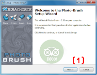 تحميل برنامج الكتابة على الصور photo brush 