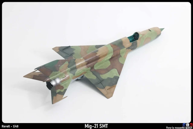 Tuyère du Mig-21 SMT de Revell au 1/48.