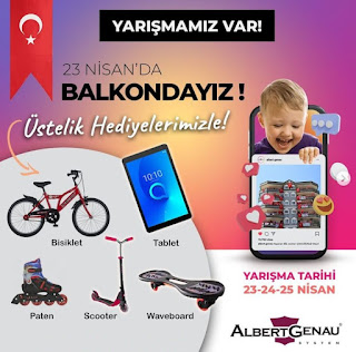 23 Nisan'da Balkondayız