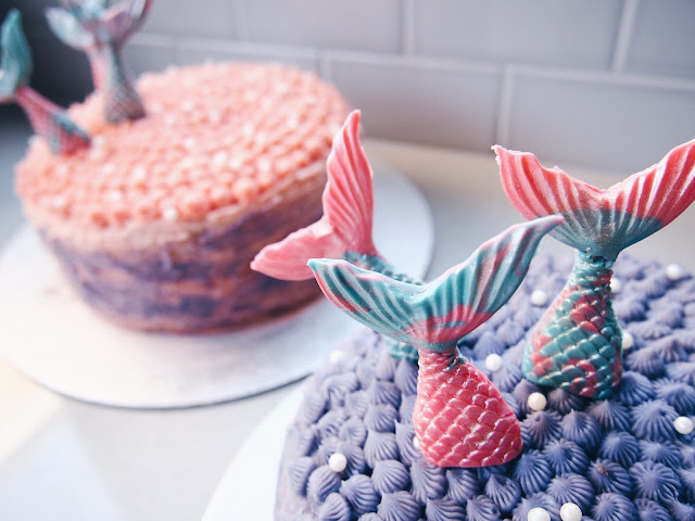 Mermaid Party - easy mermaid cakes
