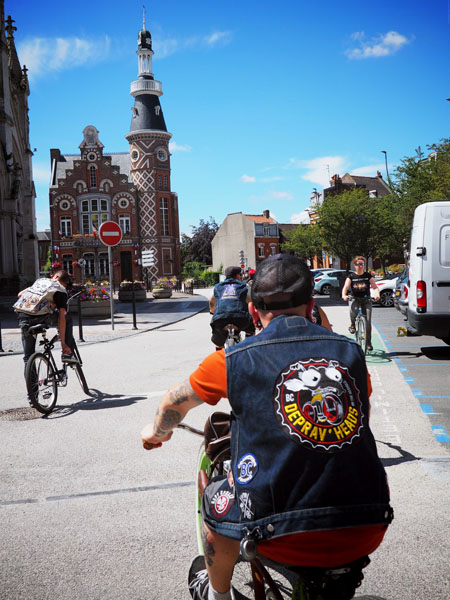 Depravheads custom bicycle club Lille