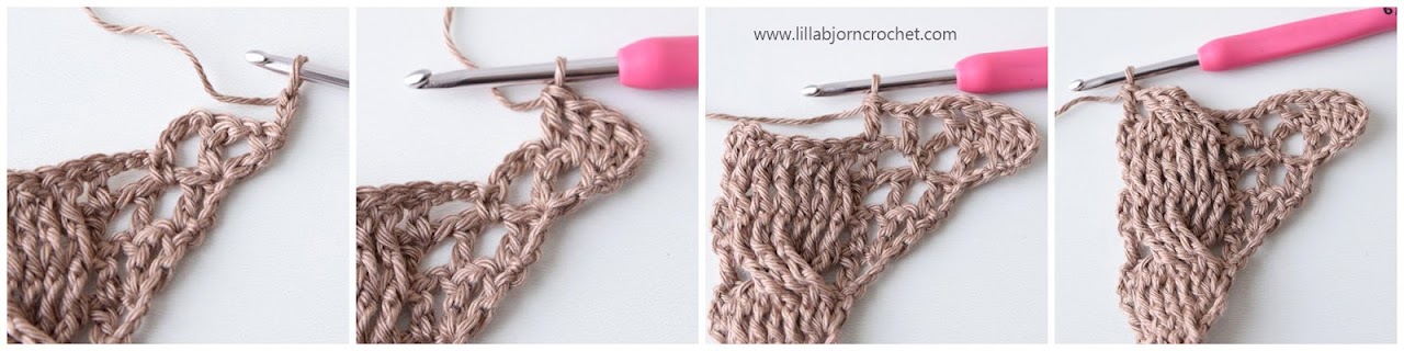 Living Lagom sjal: Gratis Hekleoppskrift  (Norsk)_www.lillabjorncrochet.com