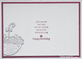 Happy Birthday inside - photo by Deborah Frings - Deborah's Gems