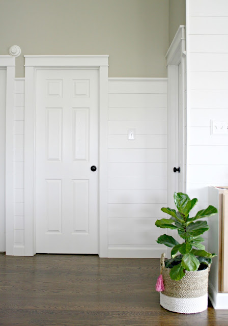 How to add shiplap walls for cheap