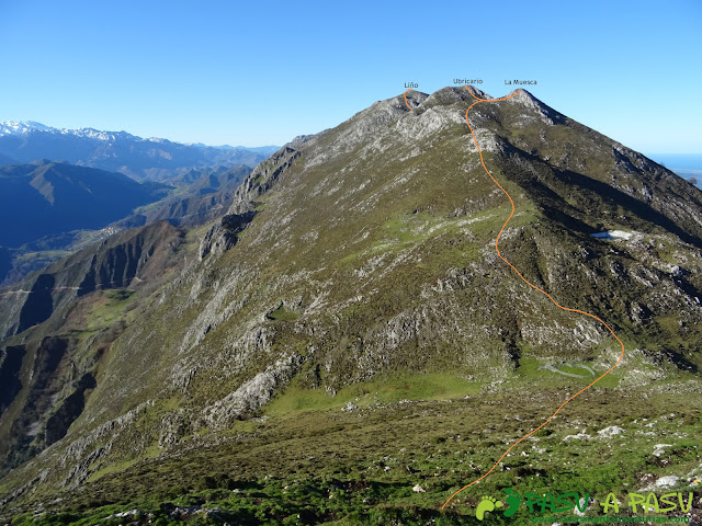 Camino a la Muesca, Ubricario y Pico Liño en la Sierra del Cuera