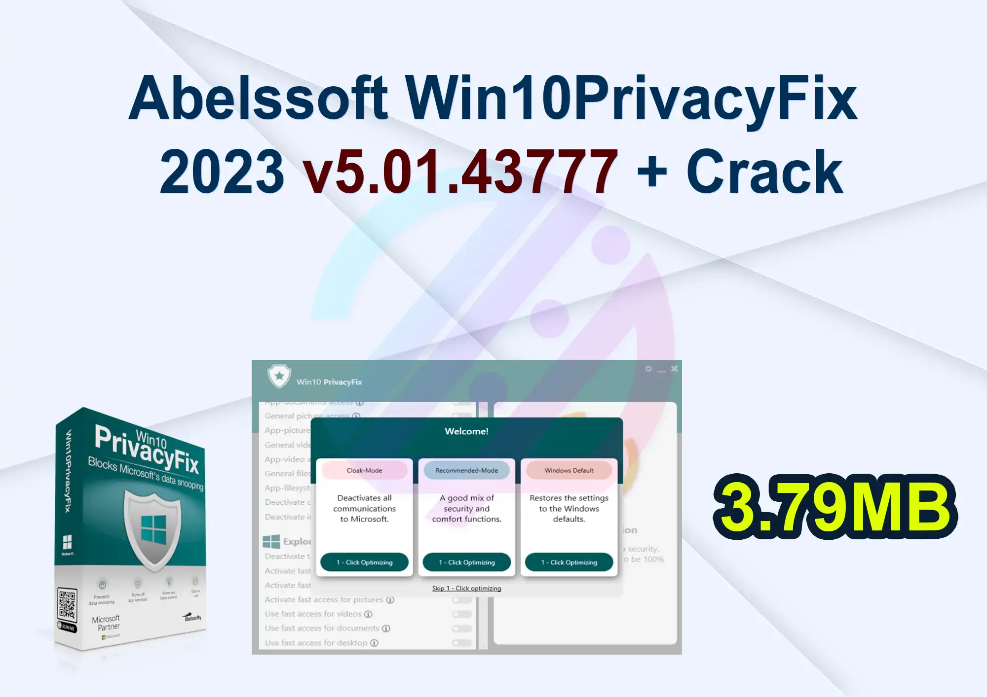 Abelssoft Win10PrivacyFix 2023 v5.01.43777 + Crack