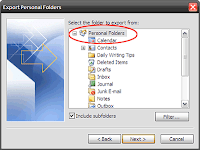 How to Manually Back Up your Emails in Microsoft Outlook 2007