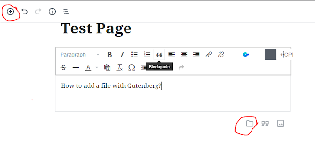 Gutenberg - upload file