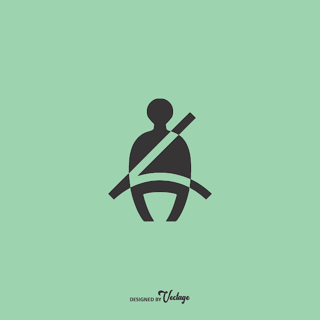 Seat Belt Icon SVG Free,