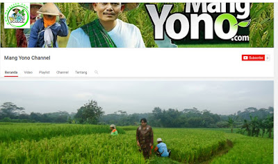 Channel YouTube MANG YONO yang baru