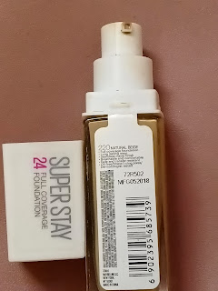 Packaging of Maybelline Superstay Full Coverage Foundation