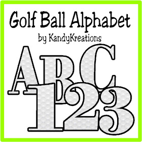 I love this golf ball alphabet for making beautiful golf scrapbook pages! This free alphabet has the numbers 1-9 and the capital letters A-Z with a dimpled golf ball background.  How awesome is that for Father's Day scrapbook pages?