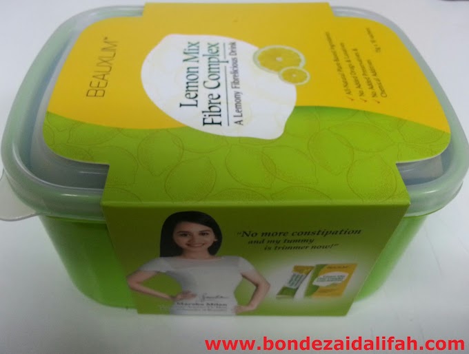 RAHSIA JIHAN KEKAL CANTIK DENGAN MINUM LEMON MIX FIBRE COMPLEX 