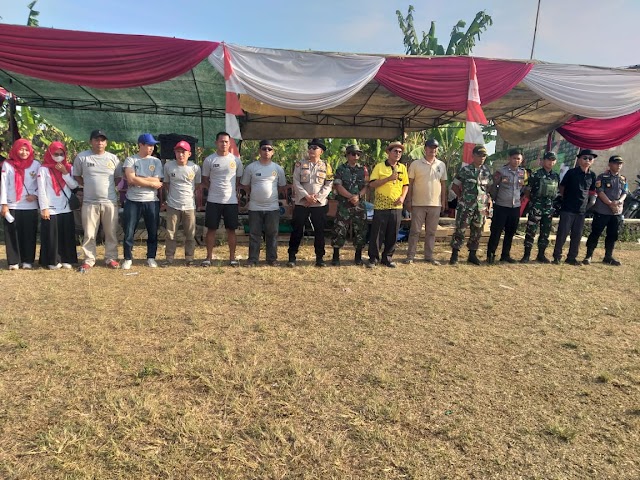 GIAT PAM TURNAMEN BOLA PEMDES CUP DI LAPANGAN CITIIS OLEH KORAMIL 0622-06/PARAKASALAK