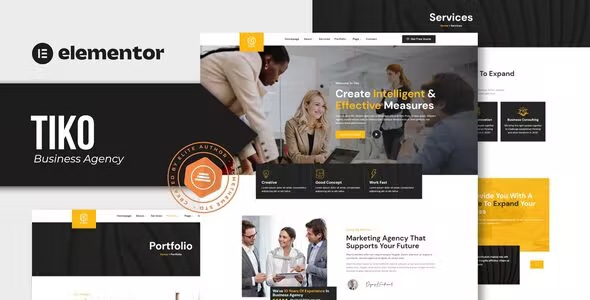 Best Business Agency Elementor Template Kit