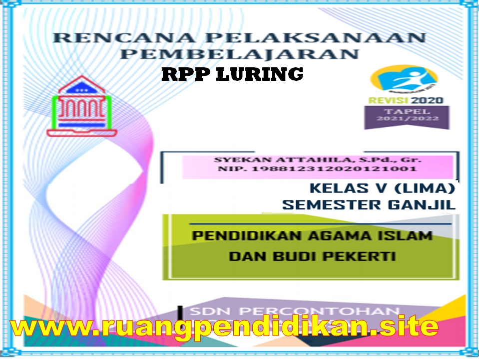 RPP Luring 1 Lembar PAI dan BP Kelas 5 SD/MI Semester