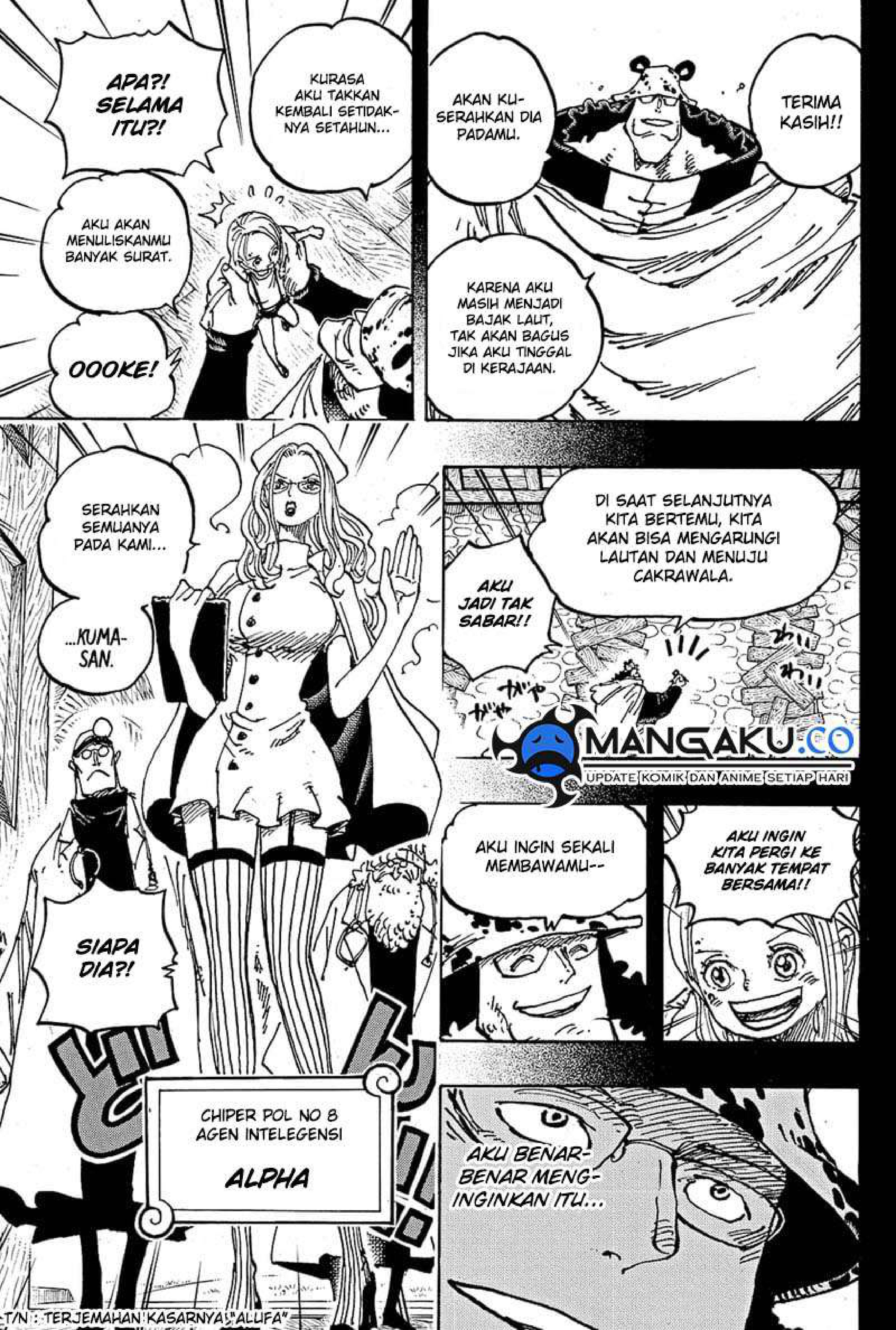 Manga One Piece Chapter 1100 Bahasa Indonesia