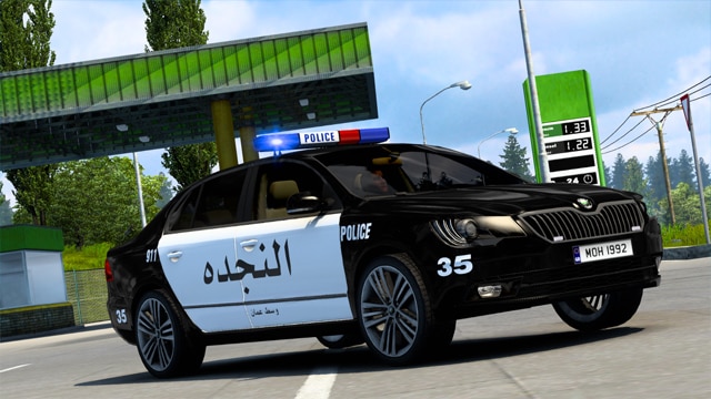 Skin Police Jordanian For Skoda Superb