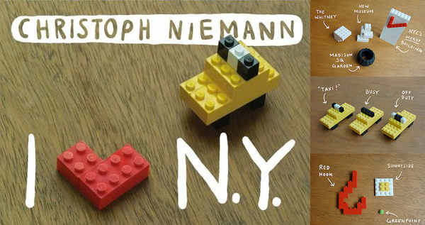 I LEGO N.Y. Board Book by Christoph Niemann Author