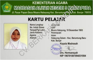 Kartu Pelajar Martapura