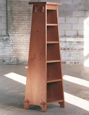 pedestal bookcase