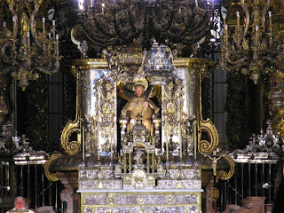 Interior da Catedral de Santiago em Santiago de Compostela