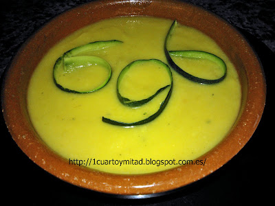 PURÉ DE CALABACÍN Y BACALAO