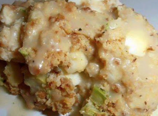 Chicken and Dressing Casserole 