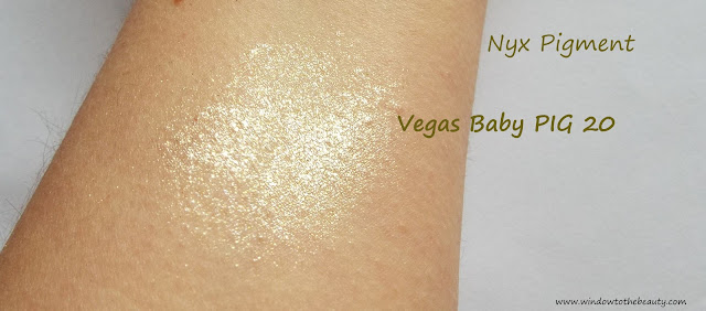 nyx Vegas Baby pigment swatch