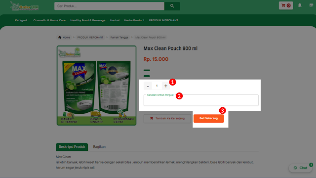 Isi Jumlah, Varian Warna, Ukuran dan Catatan