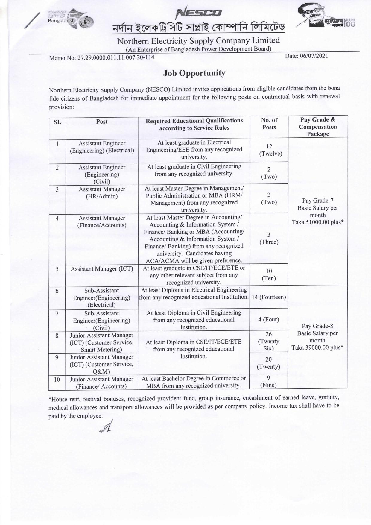 Northern electricity supply company