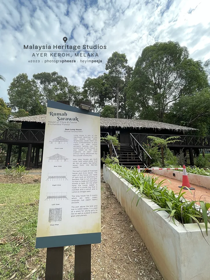 Malaysia Heritage Studios Melaka Rumah Sarawak