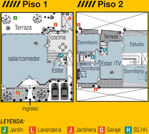 PLANOS DE CASA EN 320M2 DE TERRENO via www.planosdecasas10.blogspot.com