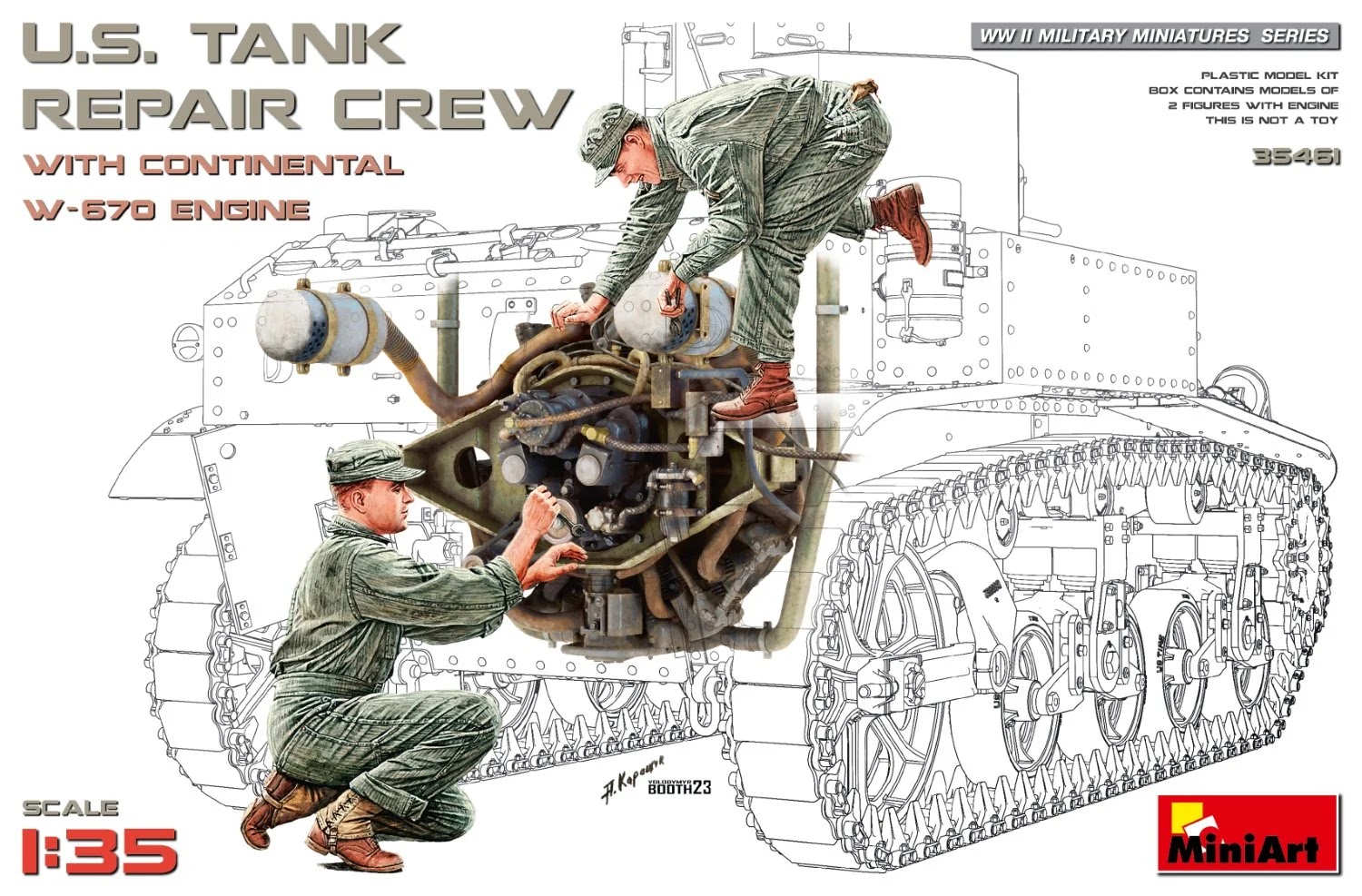 The Modelling News: Preview: MiniArt's 1/35 US Tank Repair Crew