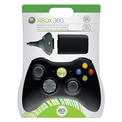 Xbox 360 Controller (Black) w/