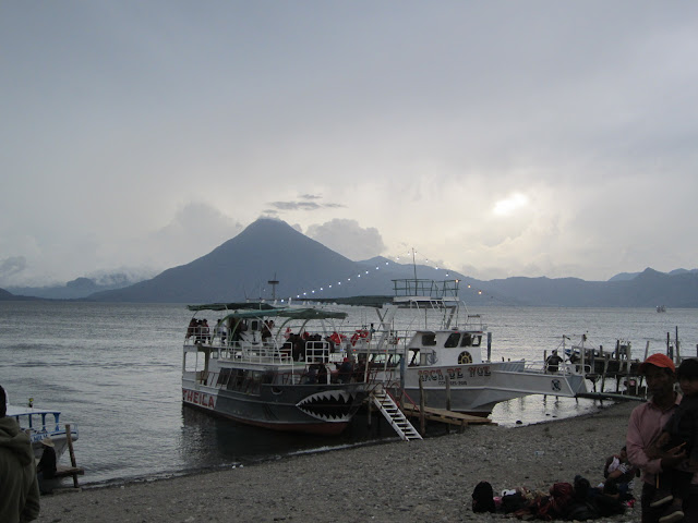 Party boats at Lake Atitlan