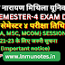 LNMU PG Semester 4 session 2021-23 Exam date @lnmu.ac.in