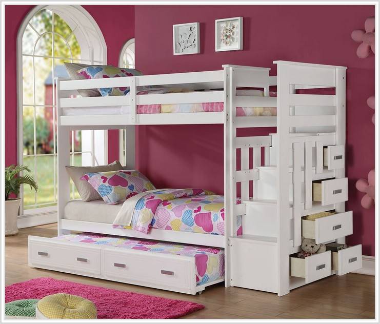 ashley furniture bunk beds white