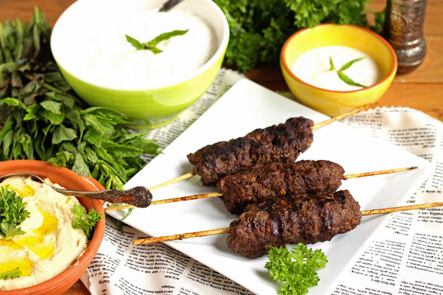 mięso mielone, kebab, kuchnia arabska, kofta, kefta, kafta, 