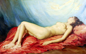 Francisco Rodriguez Clement,  Artistic Nude, Portrait arts, Nude Art, Human Study, Nude by Francisco Rodriguez Clement, Painter Francisco Rodriguez Clement