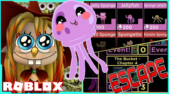 Roblox SPONGE CHAPTER 4 ESCAPE and JELLYFISH EVENT!