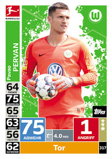 Match Attax Bundesliga 2018-2019 VfL Wolfsburg