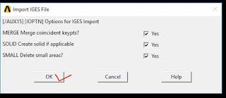 Importing Creo parametric in Ansys