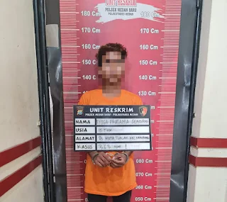 Polsek Medan Baru Tangkap Seorang  Pelaku Curanmor Di Warnet Robben Game Center