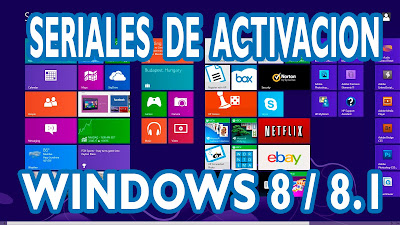 serial de activacion windows 8