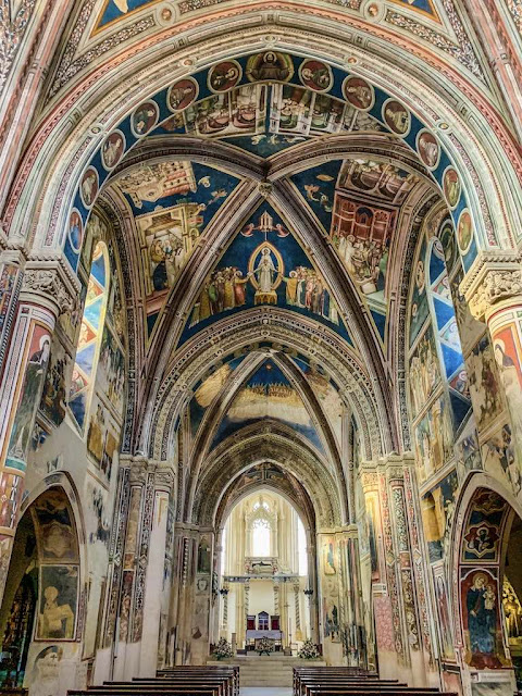 Frescoes Church of Saint Catherine of Alexandria in Galatina Apulia Italy