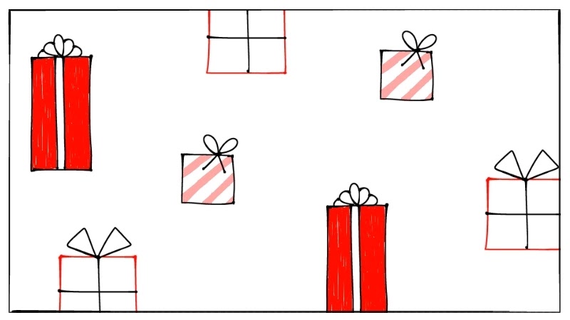 簡単なプレゼントボックス 箱 のイラストの描き方 遠北ほのかのイラストサイト 簡単なプレゼントボックス 箱 のイラストの描き方 遠北ほのかのイラストサイト